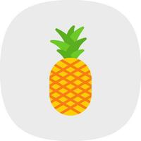 conception d'icône vecteur ananas