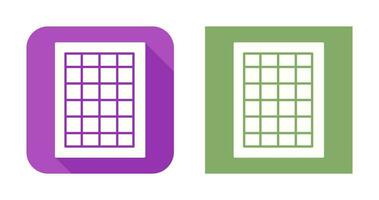 table des taux vecteur icône