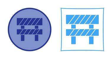icône de vecteur de barrière
