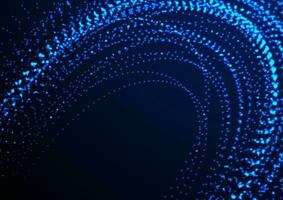 néon écoulement futuriste particules abstrait Contexte vecteur