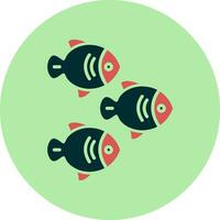 des poissons vecteur icône