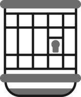 cage vecteur icône