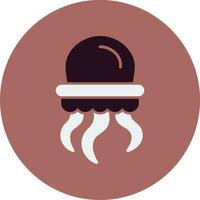 icône de vecteur de méduses