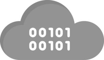 icône de vecteur de codage en nuage