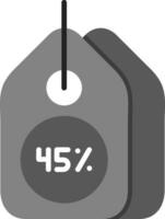 réduction étiquette vecteur icône