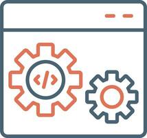 icône de vecteur de configuration