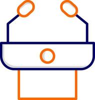 icône de vecteur de conférence de presse