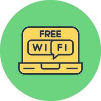 icône de vecteur wifi gratuit