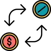 icône de vecteur d'échange