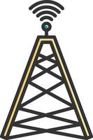 icône de vecteur d'antenne