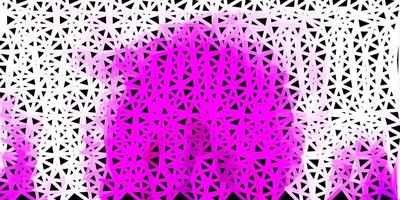 motif polygonal vecteur violet clair, rose.