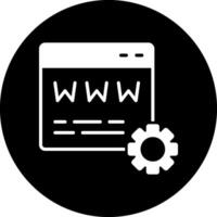 icône de vecteur de site Web