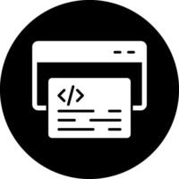 icône de vecteur html