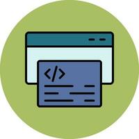 icône de vecteur html