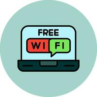 icône de vecteur wifi gratuit