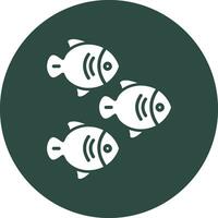 des poissons vecteur icône