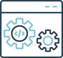 icône de vecteur de configuration