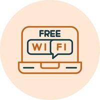 icône de vecteur wifi gratuit