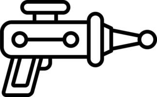 icône de vecteur de pistolet laser