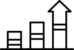 croissance vecteur icône