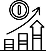 augmenter l'icône de vecteur