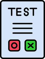 icône de vecteur de test