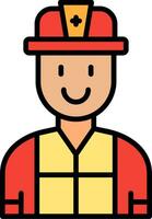 icône de vecteur de pompier