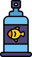poisson pétrole vecteur icône