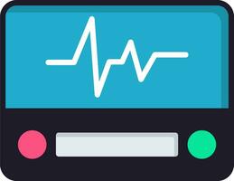 icône de vecteur d'électrocardiogramme