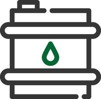 conception d'icône créative de baril de pétrole vecteur