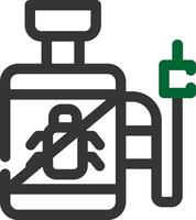 conception d'icônes créatives de pesticides vecteur