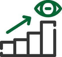 conception d'icône créative de vision vecteur