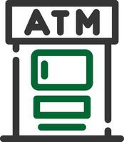 conception d'icône créative atm vecteur