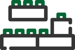 blocs Créatif icône conception vecteur