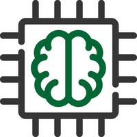 super cerveau Créatif icône conception vecteur