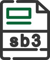 sb3 Créatif icône conception vecteur
