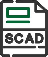 scad Créatif icône conception vecteur