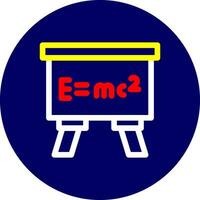 conception d'icône créative de relativité vecteur