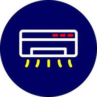 conception d'icône créative de climatiseur vecteur