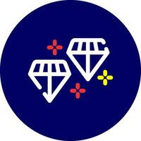 diamants Créatif icône conception vecteur