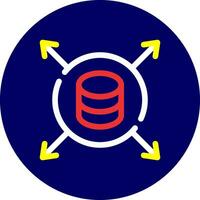 Les données conduit Créatif icône conception vecteur