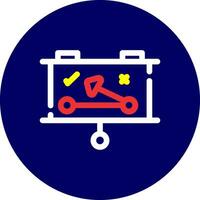 conception d'icônes créatives de stratégie vecteur