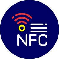 nfc Créatif icône conception vecteur