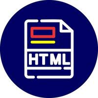 html Créatif icône conception vecteur