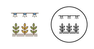 icône de vecteur de système d'irrigation