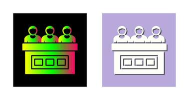 icône de vecteur de jury
