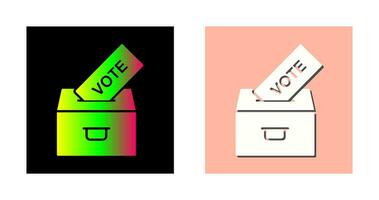 icône de vecteur de vote de casting