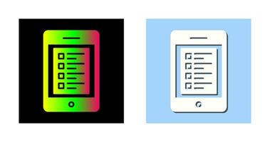 icône de vecteur de test en ligne