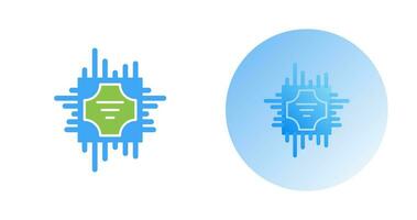 icône de vecteur de processeur