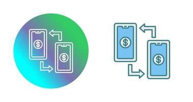 icône de vecteur de transaction